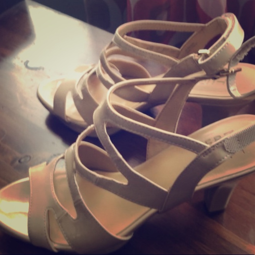 Nude Strappy Heels